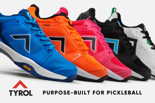 Tyrol Shoes purpose built for pickleball
