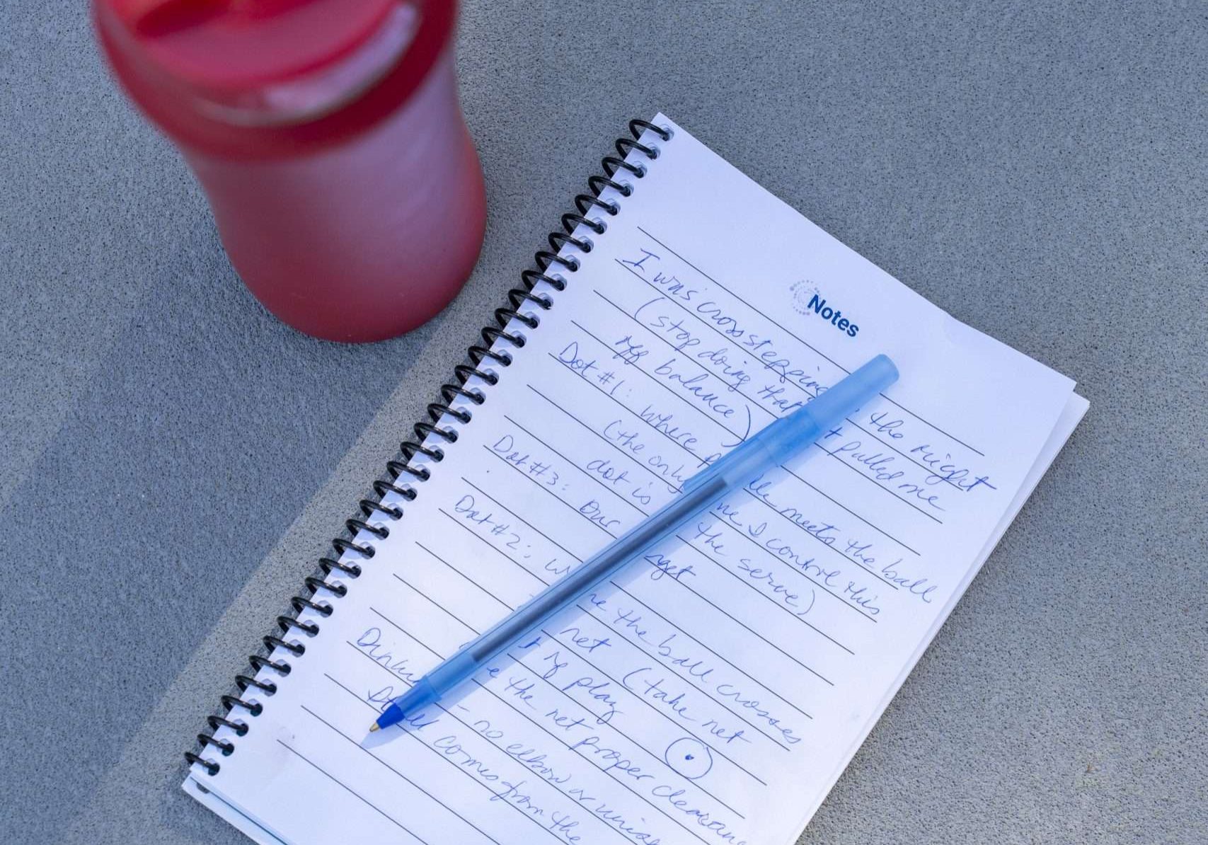 Better Pickleball Camp Notebook
